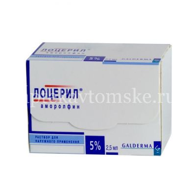 Лоцерил фл.(лак д/ногтей) 5% 2,5мл (Laboratoires Galderma/Франция)