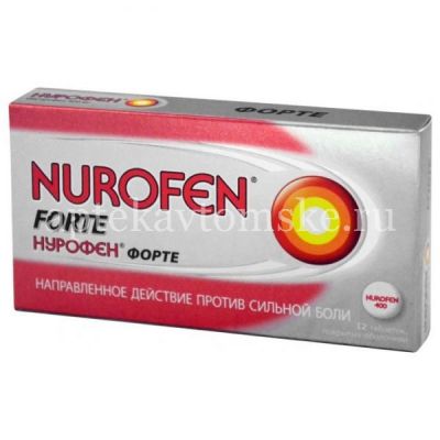 Нурофен форте таб. п/об. 400мг №12 (Reckitt Benckiser/Великобритания)