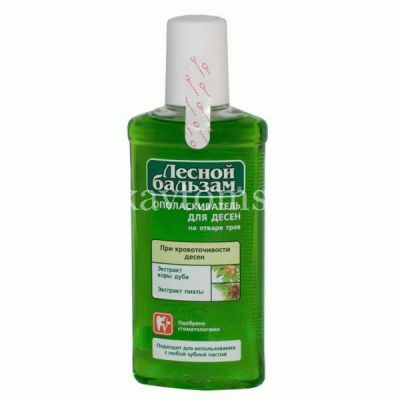 Ополаскиватель полости рта ЛЕСНОЙ БАЛЬЗАМ с экстр. коры дуба и пихты 250мл (Юнилевер Русь/Арнест Юнирусь/Россия)