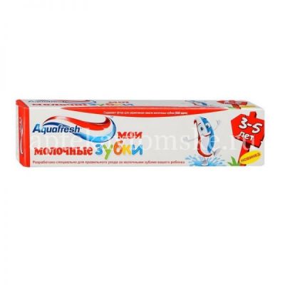 Зубная паста детская АКВАФРЕШ Мои молочные зубки (3-5лет) 50мл (DE MICLEN/Словакия)