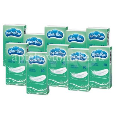 Платок носовой WATERFLOW бумажн. №10 (б/запоха) (Oltex Limited/Великобритания)