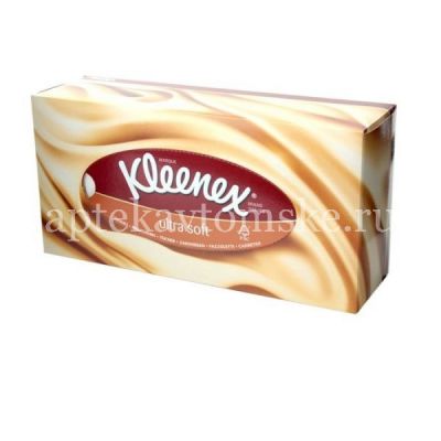 Салфетки KLEENEX Ultra Soft д/лица №56 (Kimberly Clark/Италия)