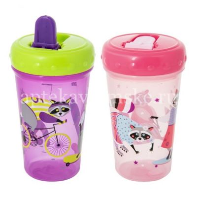 Поильник МИР ДЕТСТВА 17099 "Енотики" 270мл (Zenith Infant Products/Таиланд)