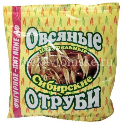 Отруби "Сибирские" овсяные пак. 200г (натуральные) (Сибирская Клетчатка/Россия)