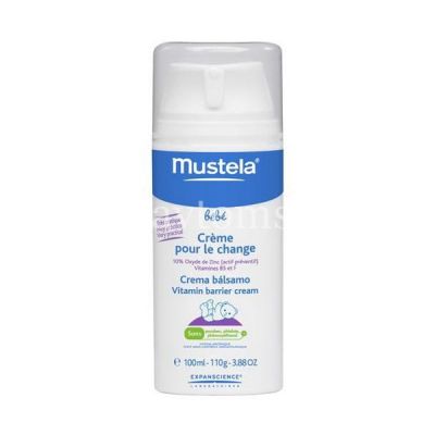 MUSTELA Bebe крем под подгузник (1-2-3 тройное действие) защитный 100мл (Laboratoires Expanscience/Франция)