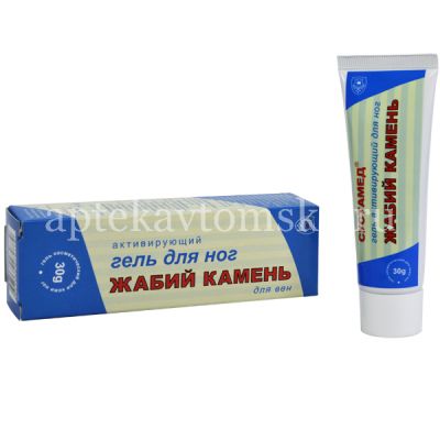 Сустамед "Жабий камень" гель д/ног с глюкозамином гель 30г (РеалКосметикс/Россия)
