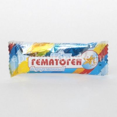 Гематоген Народный плитка 40г (йодированный) (Сибирское здоровье/Россия)