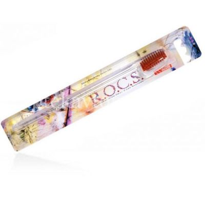 Зубная щетка РОКС Классическая средн. (Главкосметика/Россия)