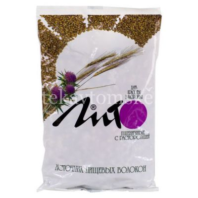 Отруби пшеничные Лито с расторопшей и кальцием пак. 200г (Биокор/Россия)