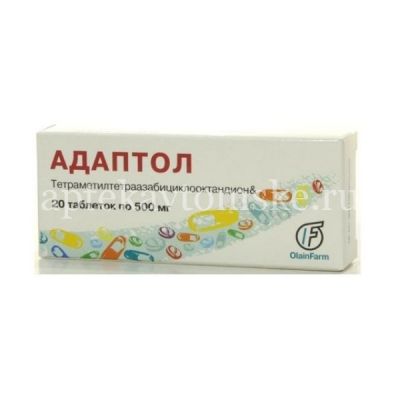 Адаптол таб. 500мг №20 (Олайнфарм/Латвия)