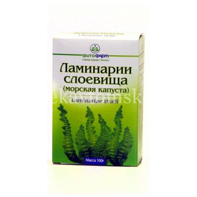 Ламинарии слоевища - морская капуста пак. 100г (Фитофарм/Россия)