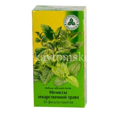 Мелиссы лекарственной трава пак.-фильтр 1,5г №20 (Красногорсклексредства/Россия)