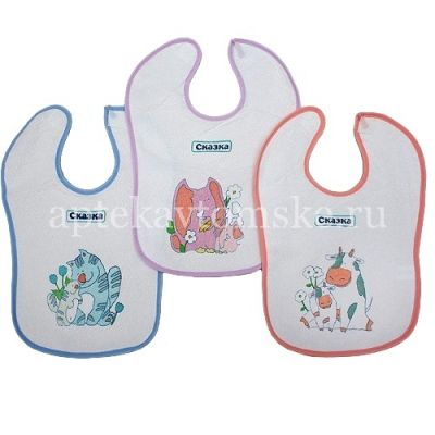 Нагрудник детский СКАЗКА набор №3 на липучке (арт. 2173) (Royal Industries/Таиланд)