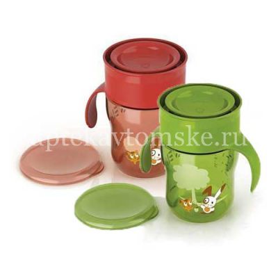 Поильник AVENT чашка 260мл (арт. 83440) зеленая (Philips Consumer Lifestyle B.V./Нидерланды)