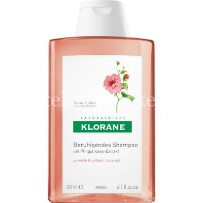 Шампунь KLORANE с экстр. пиона успокаивающий 200мл (Pierre Fabre/Франция)