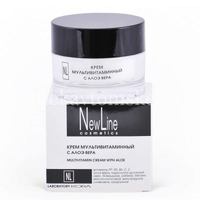 Крем КОРА NEW LINE мультивитаминный с алоэ вера 50мл (Фитопром/Россия)