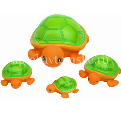 Игрушка КУРНОСИКИ 25071 "Семейка черепашки" д/ванной (Sun Bond International/Китай)