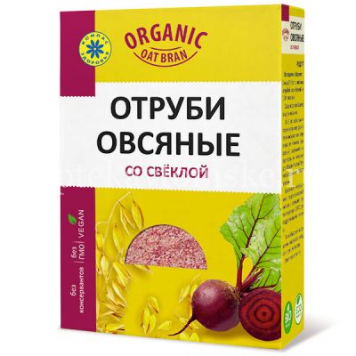 Отруби овсяные пак. 200г (свекла) (Компас Здоровья/Россия)