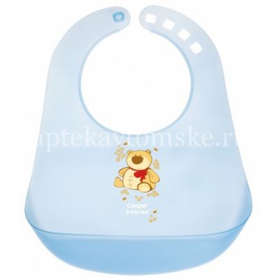 Нагрудник детский CANPOL BABIES красочный пластиковый (с 12 мес.) (арт. 2/404) (Canpol Babies/Польша)