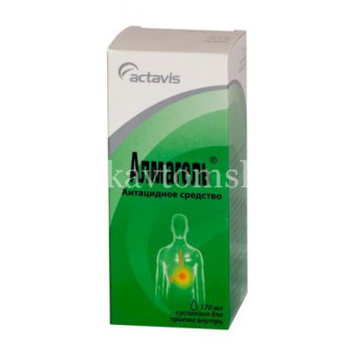 Алмагель фл.(сусп. орал.) 170мл №1 (Balkanpharma-Troyan AD/Болгария)