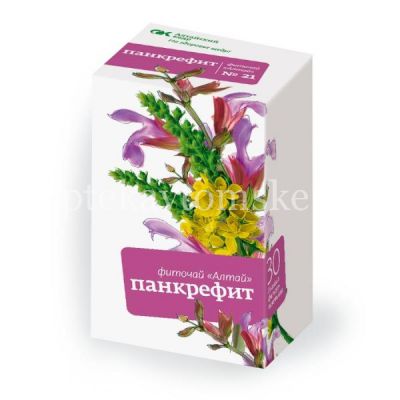 Чайный напиток АЛТАЙ №21 "Панкрефит" пак.-фильтр 2г №20 (Алтайский кедр/Россия)