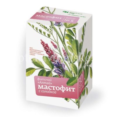 Чайный напиток АЛТАЙ №5 Мастофит п/мастопатии с солодкой пак.-фильтр 2г №20 (Алтайский кедр/Россия)