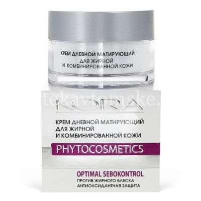 Крем КОРА дневной матирующий д/жирной и комбинированной кожи 50мл (Фитопром/Россия)
