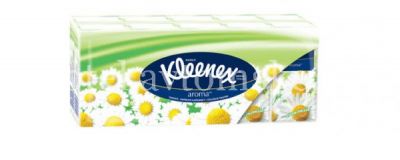 Платок носовой KLEENEX Ромашка №10 х №10 (Vajda Papir/Венгрия)