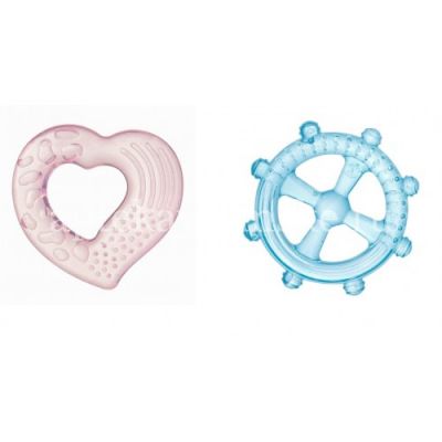 Прорезыватель д/зубов МИР ДЕТСТВА 23033 "Сердечко/Штурвал" (Zenith Infant Products/Таиланд)