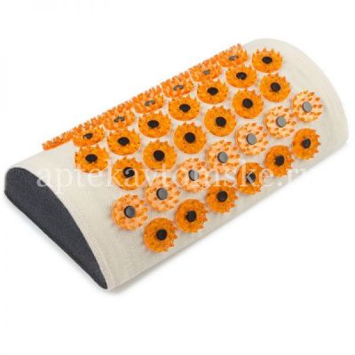 Массажер ТИБЕТСКИЙ (аппликатор Кузнецова) медицин. (желтый) валик д/шеи (Лаборатория Кузнецова/Россия)