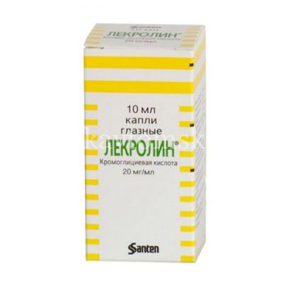 Лекролин фл.-кап.(капли глазн.) 20мг/мл 10мл (NextPharma/Финляндия/Manufacturing Pekijin Farmaka/Нидерланды/Santen/Финляндия)