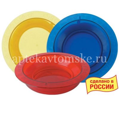 Тарелка КУРНОСИКИ 17308 на присоске (Мир детства-ПРОМ/Россия)