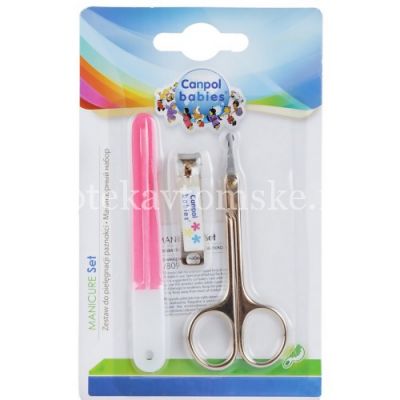 Набор CANPOL BABIES д/маникюра (ножницы, щипчики, пилочка) (арт. 9/809) (Canpol Babies/Польша)
