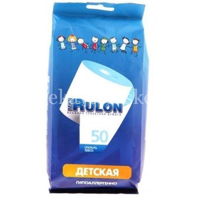 Бумага туалетная MON RULON влажн. №50 (Авангард/Россия)