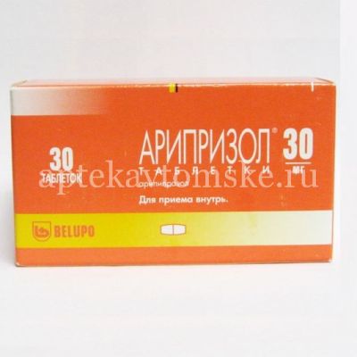 Арипризол таб. 30мг №30 (Belupo/Хорватия)