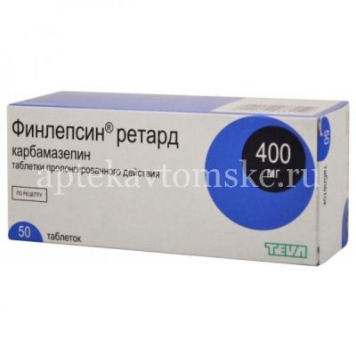 Финлепсин ретард таб. пролонг. 400мг №50 (Teva Operations Poland/Польша)