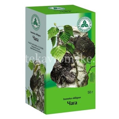 Чага (березовый гриб) пак. 50г (Красногорсклексредства/Россия)