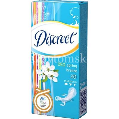 Прокладки гигиенические ALLDAYS Discreet Multiform Deo Весенний бриз (Spring Breeze) №20 (Procter&Gamble/Германия)
