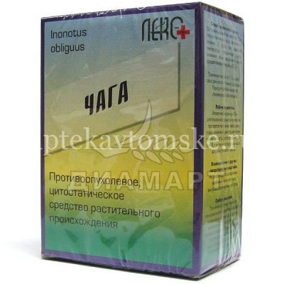 Чага (Березовый гриб) "Наследие природы" пак. 50г (Камелия/Россия)