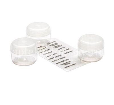 QVS флаконы дорожные д/косметич. кремов (арт. 10-1182) (QVS Global/Китай)