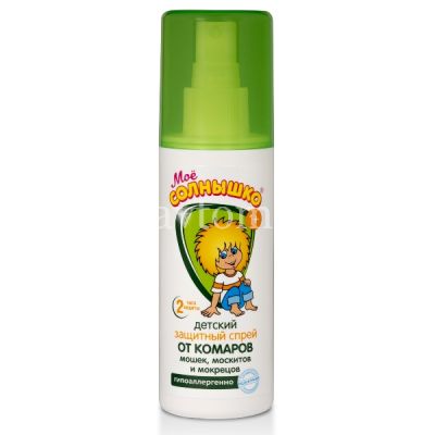 Спрей МОЕ СОЛНЫШКО защитный от комаров 100мл (Аванта/Россия)