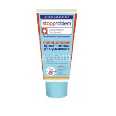 Крем-пенка STOPPROBLEM салиц. д/умывания 100мл (Николь/Россия)