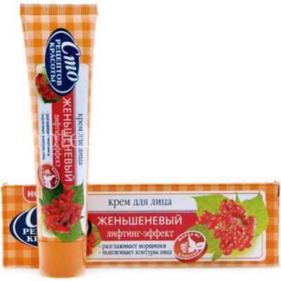 Крем СТО РЕЦЕПТОВ КРАСОТЫ д/лица лифтинг-эффект Женьшеневый 40мл (Юнилевер Русь/Россия)