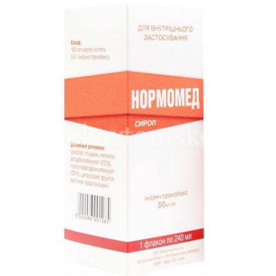 Нормомед фл.(сироп) 50мг/мл 240мл (ABC Farmaceutici S.p.A./Италия)