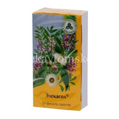 Сбор Элекасол пак.-фильтр 2г №20 (Красногорсклексредства/Россия)