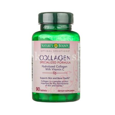 Нэйчес Баунти (Natures Bounty) Гидролизованный коллаген с витамином С таб. №90 (Nature's Bounty/США)