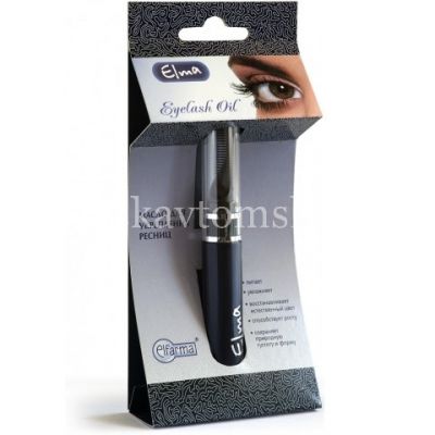 Масло косметическое ЭЛЬМА д/укрепл. ресниц 10мл (Дина+/Россия)