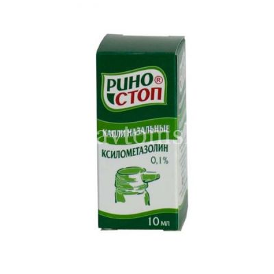 Риностоп фл.-кап.(капли назальн.) 0,1% 10мл №1 (Лекко/Россия)