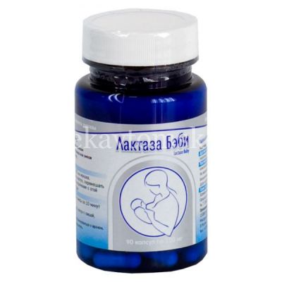 Лактаза Бэби капс. 220мг №90 (National Enzime Company/США)