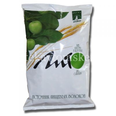 Отруби пшеничные с яблоком и кальцием пак. 200г (Биокор/Россия)